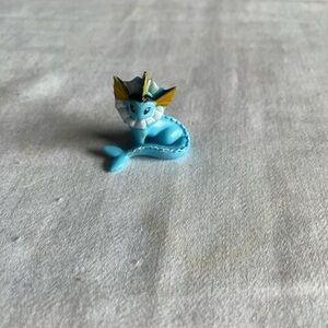 Pokemon Vaporeon Mini Figure - Light Blue with Yellow and White Accents